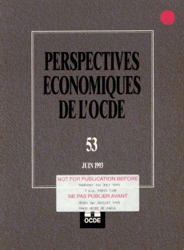 Perspectives économiques de l’OCDE. 53.