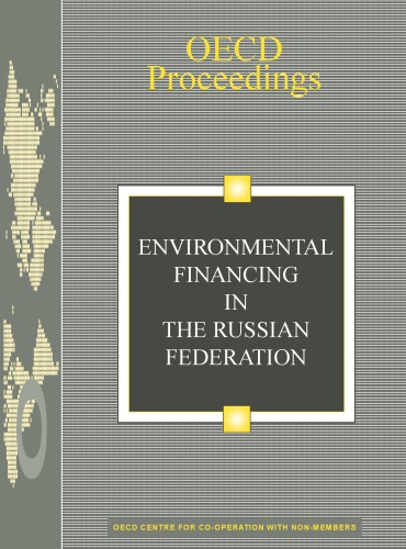 Environmental financing in the Russian Federation