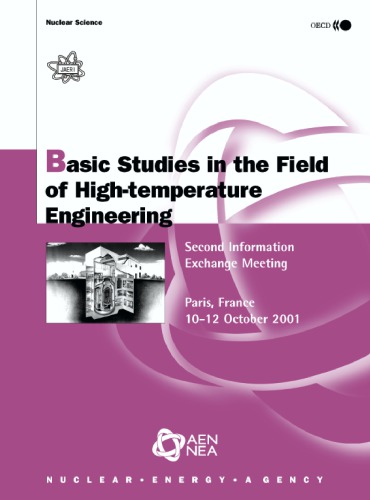 Basic Studies in the Field of High-Temperature Engineering.