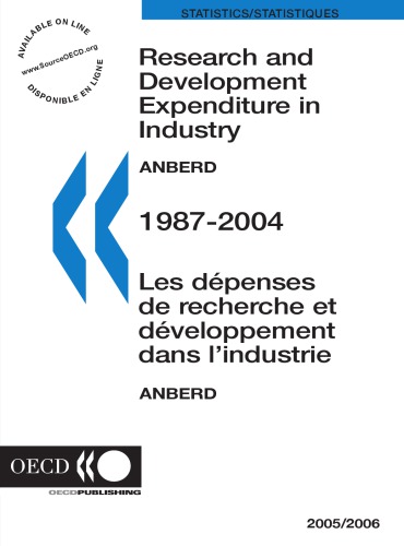 Research and Development Expenditure in Industry (ANBERD) : 1987-2004