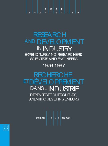 Research and Development in Industry, 1976-1997: Expenditure and Researchers, Scientists and Engineers.