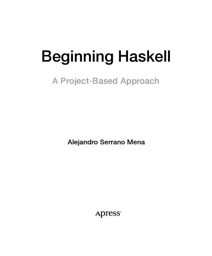 Beginning Haskell