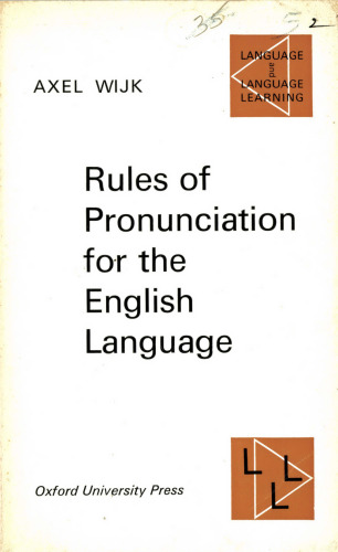 Rules of Pronunciation for the English Language