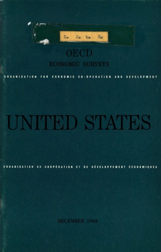 OECD Economic Surveys : United States 1968.