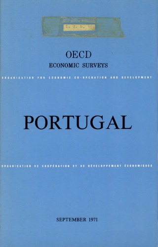 OECD Economic Surveys: Portugal 1971