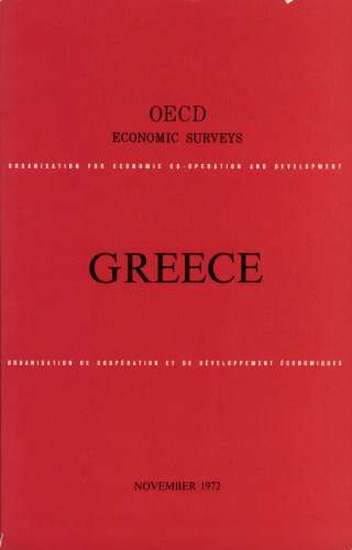 OECD Economic Surveys : Greece 1972.