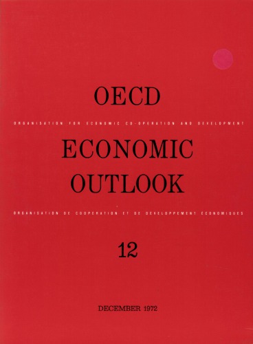 OECD economic outlook. 12.