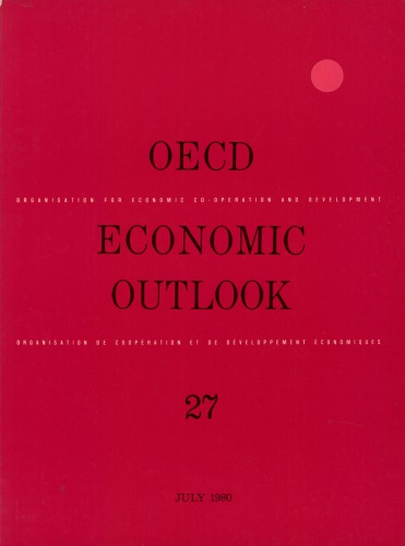 OECD economic outlook. 27.