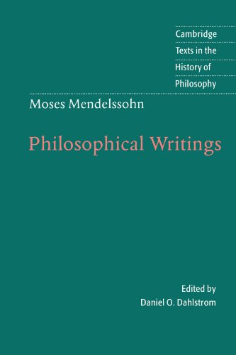 Moses Mendelssohn: Philosophical Writings