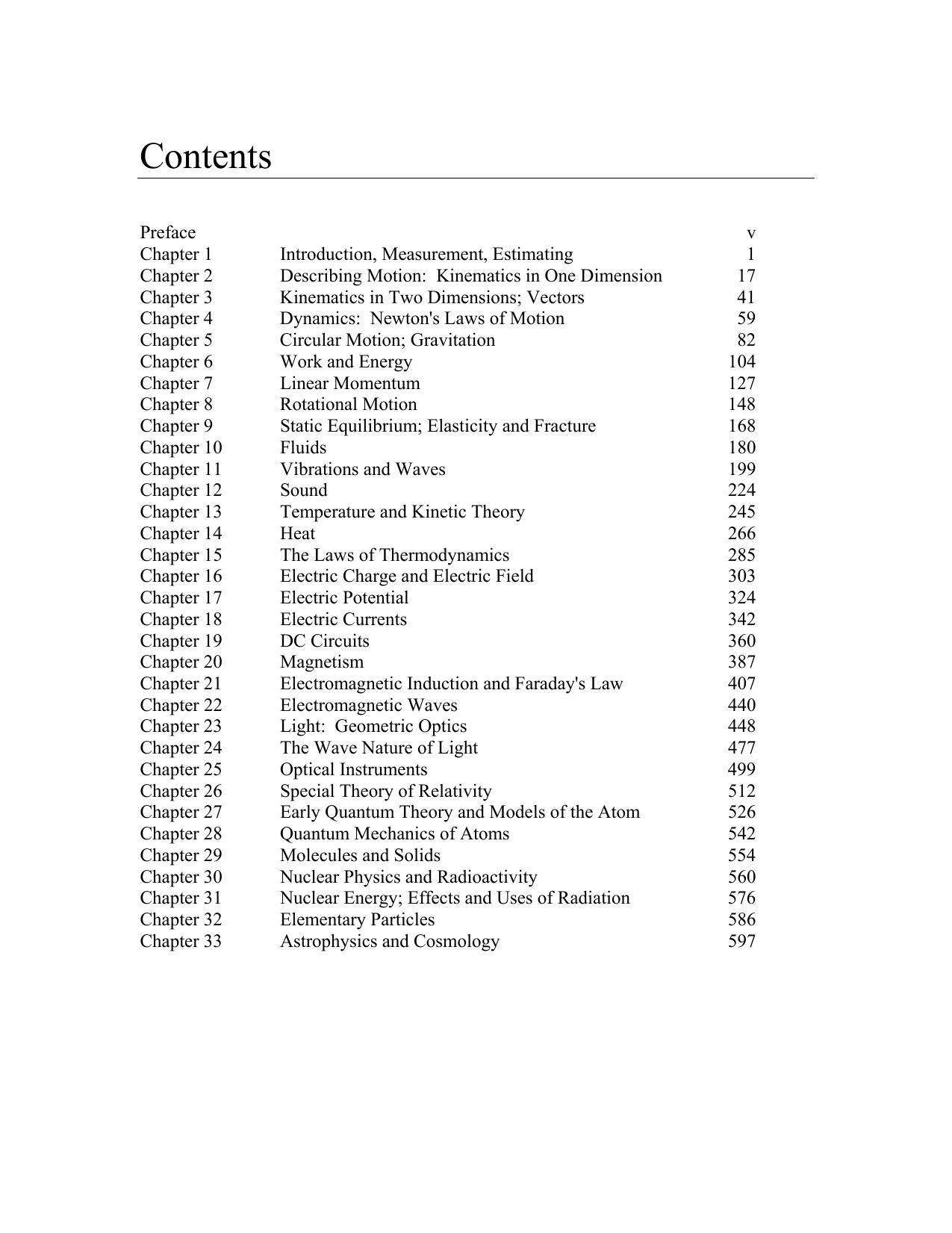 Test Bank for Physics: Principles with Applications