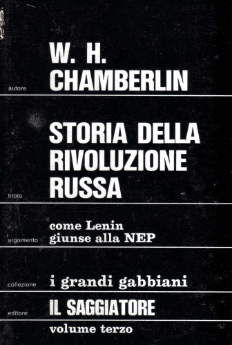 Storia della rivoluzione russa. Come Lenin giunse alla NEP