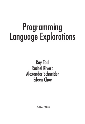 Programming Language Explorations