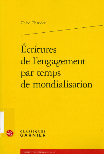 Ecritures de l’engagement par temps de mondialisation