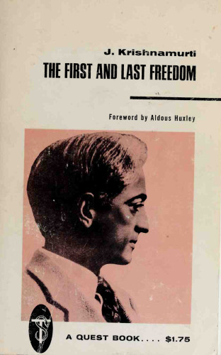 The First and Last Freedom