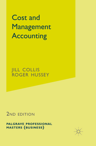 Cost and Management Accounting