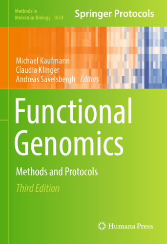 Functional Genomics: Methods and Protocols