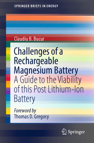  Challenges of a Rechargeable Magnesium Battery: A Guide to the Viability of this Post Lithium-Ion Battery