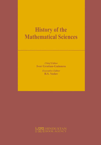 History of the Mathematical Sciences