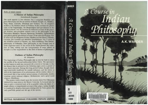 A Course in Indian Philosophy