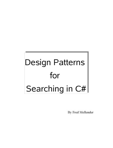 Design Patterns for Searching in C#