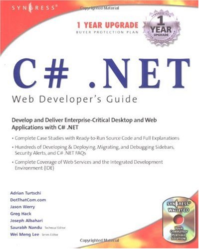 http://ecx.images-amazon.com/images/I/518x9DaG9qL.jpg 
C#.net Web Developer's Guide (With CD-ROM)