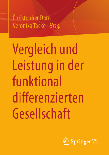 Vergleich und Leistung in der funktional differenzierten Gesellschaft