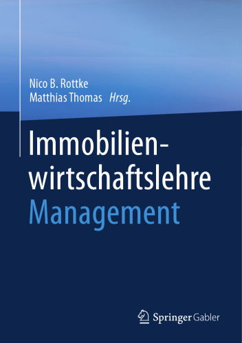 Immobilienwirtschaftslehre - Management