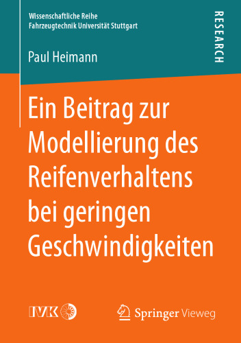  Ein Beitrag zur Modellierung des Reifenverhaltens bei geringen Geschwindigkeiten