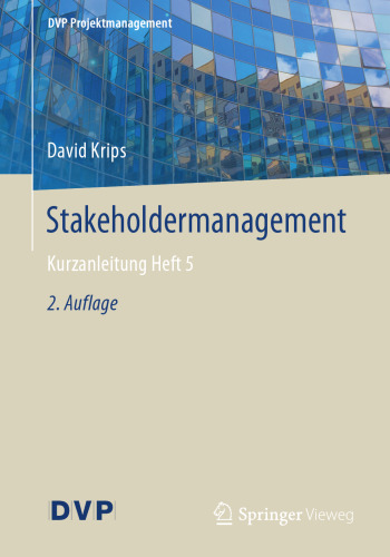  Stakeholdermanagement: Kurzanleitung Heft 5