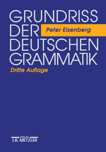 Grundriß der deutschen Grammatik