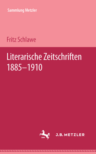 Literarische Zeitschriften 1885–1910