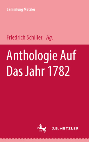 Anthologie Auf Das Jahr 1782