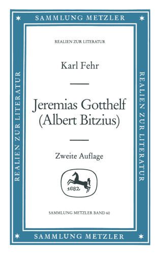 Jeremias Gotthelf (Albert Bitzius)