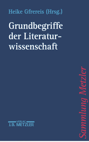 Grundbegriffe der Literaturwissenschaft