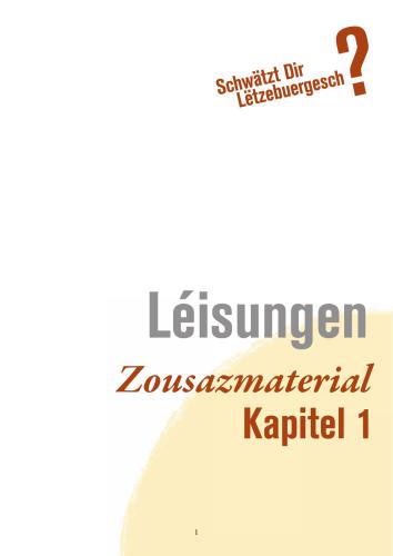 Schwätzt Dir Lëtzebuergesch? 2