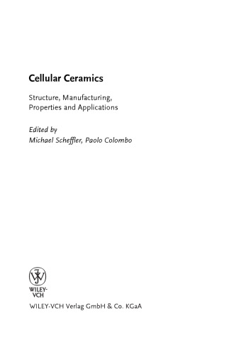 Cellular Ceramics