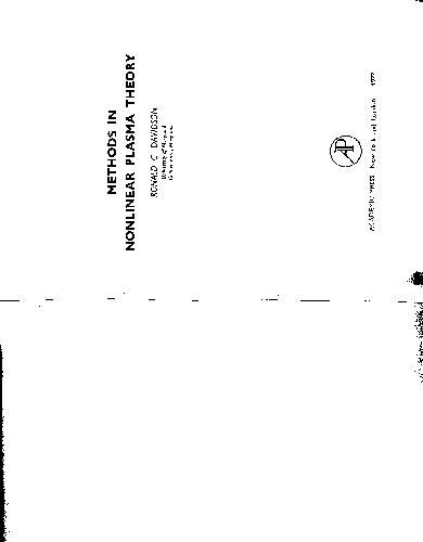 Methods in non-linear plasma theory