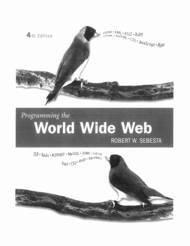 Programming the World Wide Web