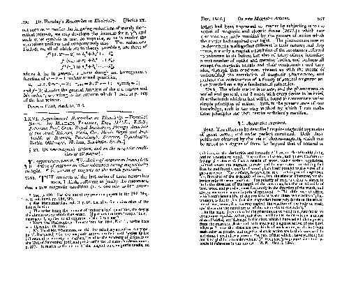 Faraday 1846 Experimental Researches in Electricity - Twentieth Series