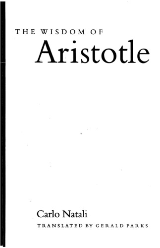 The Wisdom of Aristotle