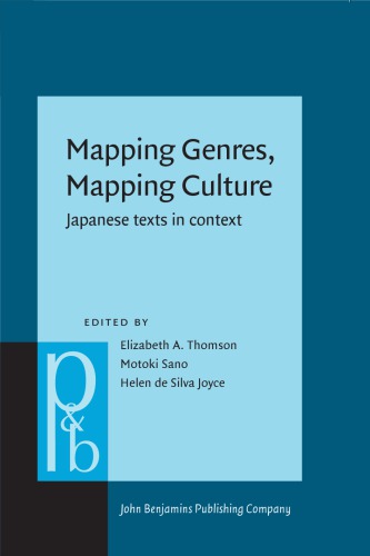 Mapping Genres, Mapping Culture: Japanese Texts in Context