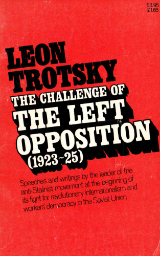 The Challenge of the Left Opposition (1923–25)