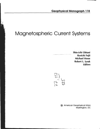 Magnetospheric Current Systems