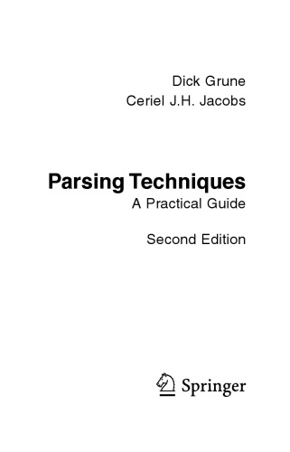 Parsing Techniques. A practical Guide