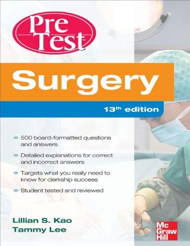 Surgery PreTest Self-Assessment and Review