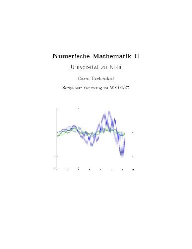 Numerische Mathematik II 003