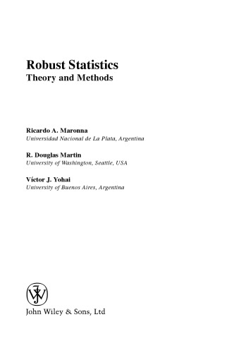 Robust Statistics