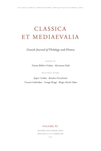 Classica et Mediaevalia : Danish Journal of Philology and History