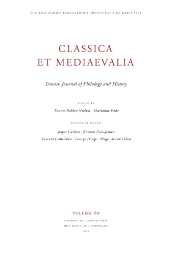 Classica et Mediaevalia : Danish Journal of Philology and History