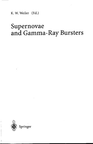 Supernovae and Gamma-Ray Bursters